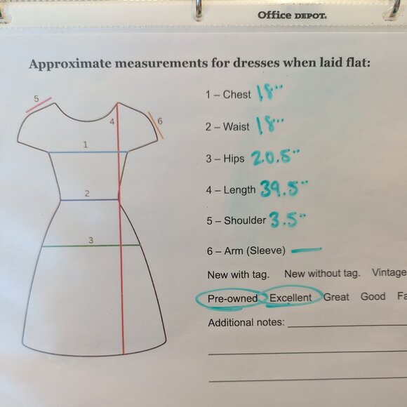 TALBOTS 100% Cotton Knit Shift Dress M Green Deep Turquoise Rounded Neck - Picture 6 of 6